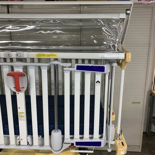 Stryker Cub FL19H Pediatric Crib with Mattress and FA64183 Retractable Top
