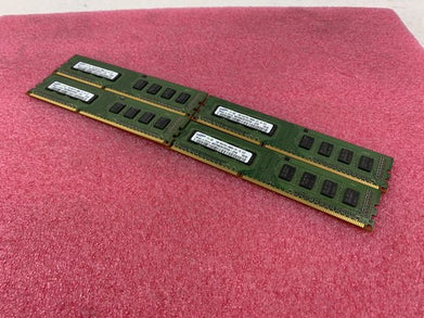 Lot( 4 ) 1GB Samsung M378B2873FHS-CF8 1Rx8 PC3-8500U Desktop RAM Memory