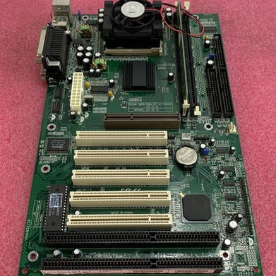 QDI P6I440ZX/Z9 Motherboard Intel Celeron 400MHz 64MB RAM w/ I/O Shield 2x ISA