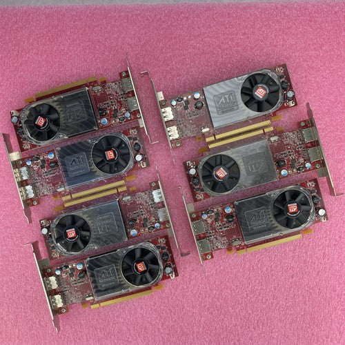 0W459D Dell ATI AMD Radeon HD 3470 2xDP 256MB PCI-e Video Card Lot Of 7