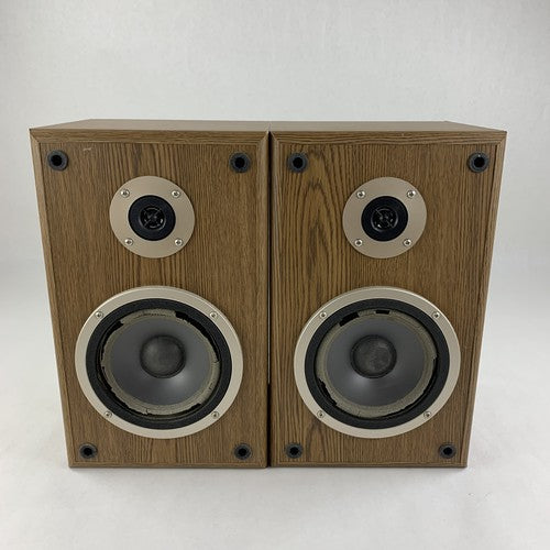 Sony SS-U310 Wood Cabinet Stereo Bookshelf Speakers Tested Bad Woofer Foam