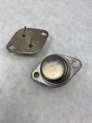 Lot of ( 2 ) TWR 2N6580 Bipolar Transistor 8017 109