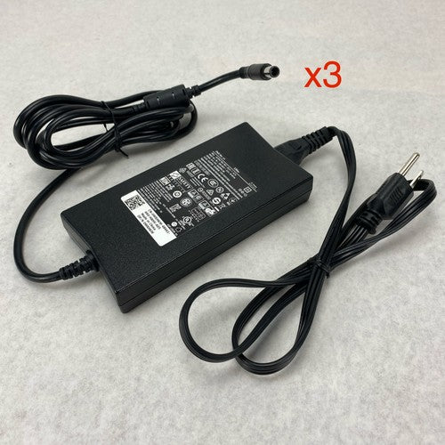 Dell DA130PE1-00 130W 19.5V 6.7A 7.4mm Barrel Charger AC Adapter (Lot of 3)