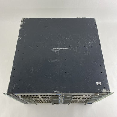 HP ProCurve J8698A 5412zl 10x J8702A 2x J8705A Gig PoE Switch 2x PSU - Tested