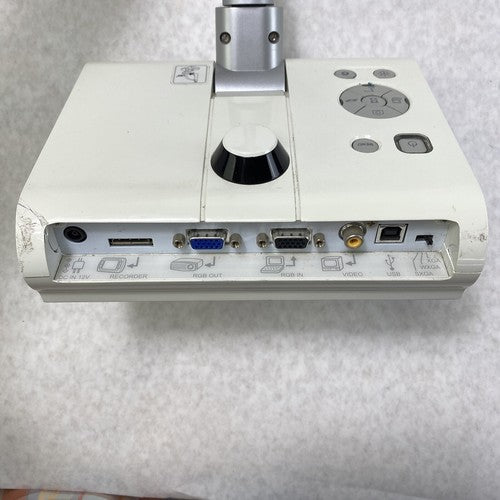 Elmo TT-12RX document camera visual presenter some cracks WITHOUT AC/DC adapter