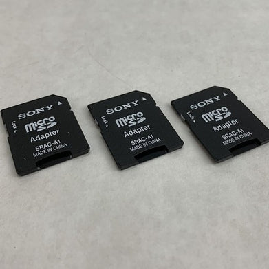 Sony SRAC-A1 Micro SD Adapter (Lot of 3)