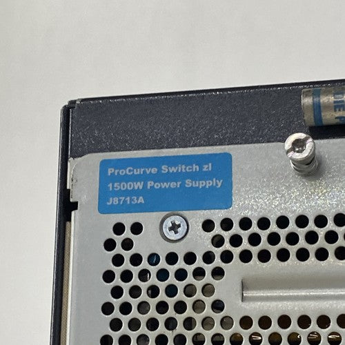 HP ProCurve J8698A 5412zl 10x J8702A 2x J8705A Gig PoE Switch 2x PSU - Tested