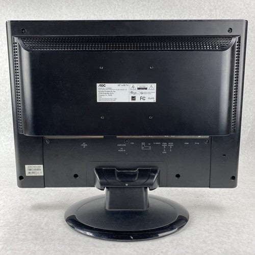 AOC L22W898 22" 720p LCD HDTV TV Television HDMI VGA RCA S-Video w/o REMOTE