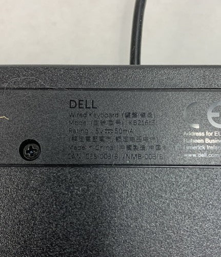 Dell KB216t3 Wired USB Keyboard (Lot of 4)