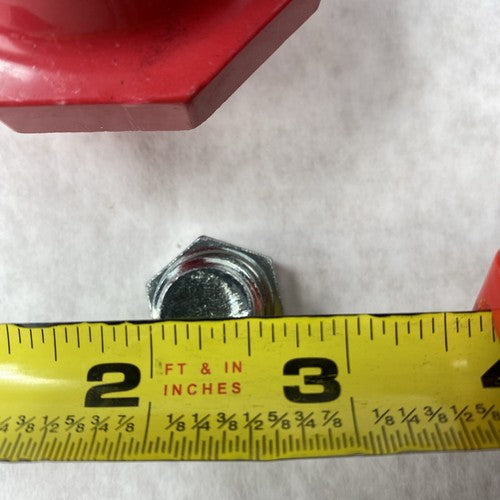 Lot( 2 ) 5/8 16mm Female Red Insulator for Bus Bar