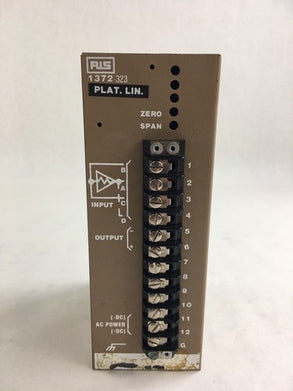 Ris SC-1372-323-3P Isolated Rtd Transmitter 4-20MA 115 VAC 4W 200 Ohm Untested