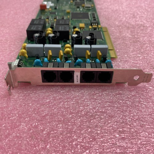 Lot of 3 Dialogic PCI Voice Fax Board D/41JCT-LS w/ CT Bus Cable