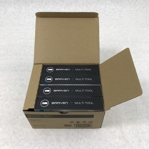 Lot of 4 Braven BRV-PRO Series Accessory Nine Tool Signal Mirror Multi Tool