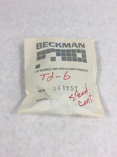 Beckman TJ-6 Centrifuge Speed Control AY 120 VAC 60 Hz 341757