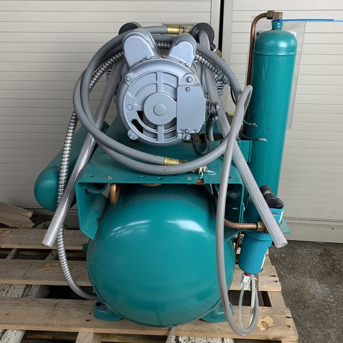 ADP Apollo A0C0S22D Dental Air Compressor Unit Oil Lubricated 1HP 230V