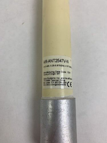 Cisco Aironet AIR-ANT2547V-N 5Ghz 5dBi Omnidirectional Antenna N Connector