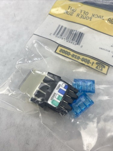 Hubbell HD58A6 Cat 5 T568B Jack Off White Power Sum (Lot of 2)