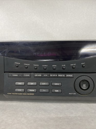 RCA RT2250 Home Theater 300W 5.1 Surround Sound Stereo Receiver BAD CD DVD SAT