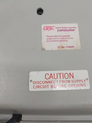 GBC Laminator General Binding Corporation Protector Model 501LM2