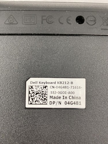 Lot of 3 Dell Keyboards KB212-B DP/N 04G481