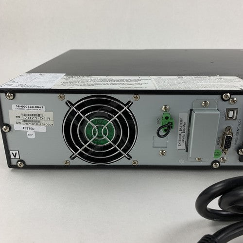 Powervar ACDEF700-11 Sinergy III 120vac 700va 630w 5.8a UPS Tested No Batts