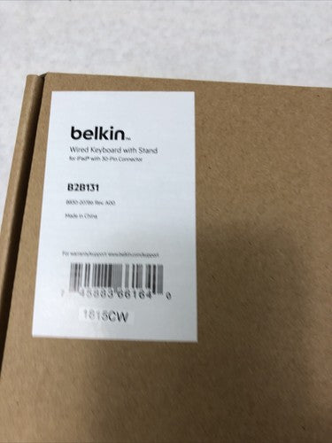 Belkin Model B2B131 Wired Keyboard With Stand for iPod With Box
