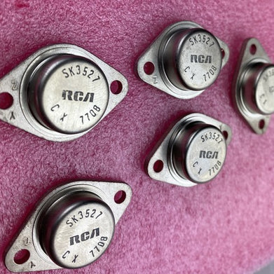 Lot of 5 RCA SK3527 CX 7708 Bipolar Transistor