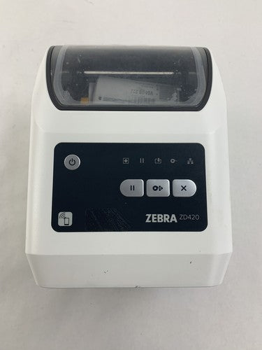Zebra ZD420 Label Printer 203 DPi USB Network Tested and Prints Missing Spring