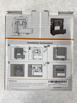 Mount Plus APM-06-02 Streaming Media Player Wall Mount Black X0020TZWN5