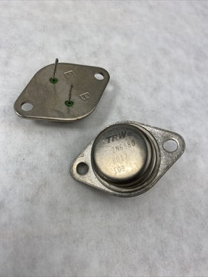 Lot of ( 2 ) TWR 2N6580 Bipolar Transistor 8017 109