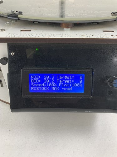 Rostock Max V2 ONYX-HB Desktop 3D Printer Power Tested