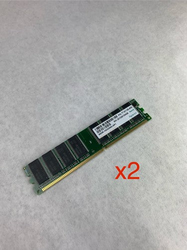 Apacer 77.G1128.40G Server Memory 96DR-1G333NN-AP1 (Lot of 2)