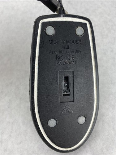 Man & Machine MMI Mighty Mouse Waterproof USAmade Medical Grade USB Mouse Blac