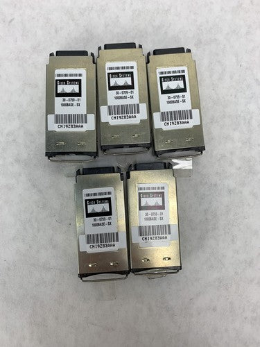 Lot 5 Cisco Systems 30-0759-01 1000BASE-SX SX 21H9876