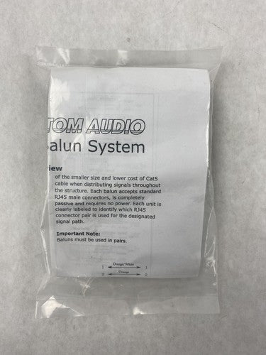 MCM Custom Audio 50-7730 Audio/Video Balun