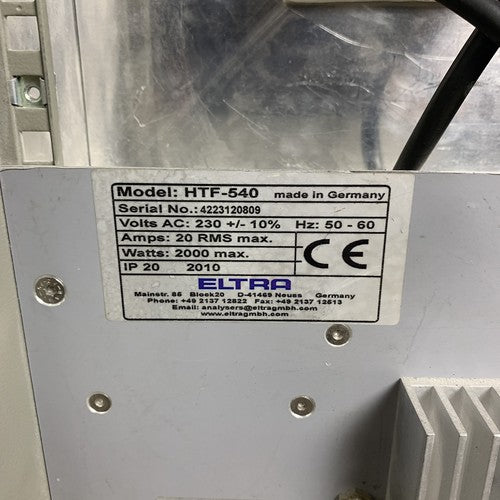 Eltra HTF 540 High Temperature Furnace Parts and Repair