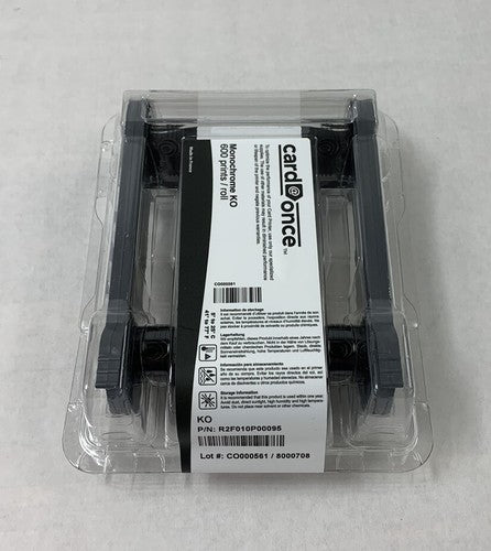 Card@Once R2F010P00095 Monochrome KO 600 Prints / Roll Ribbon Cartridge