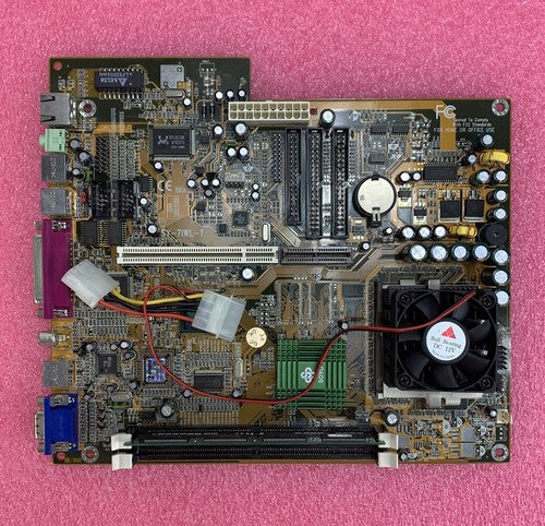 Soyo SY-71WL-T LI-7000 Motherboard Intel Celeron 400MHz 32MB RAM w/ Shield