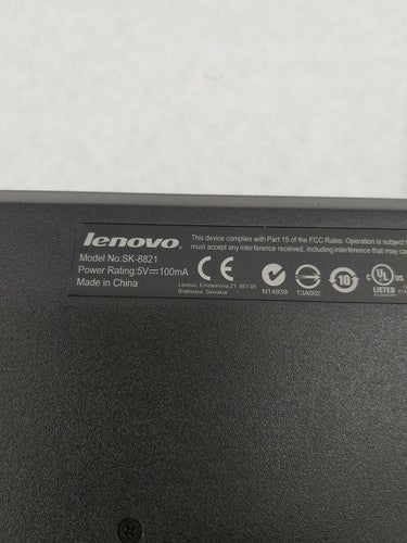 Lenovo SK-8821 Keyboard (Lot of 2)