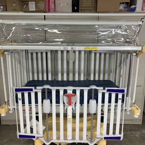 Stryker Cub FL19H Pediatric Crib with Mattress and FA64183 Retractable Top