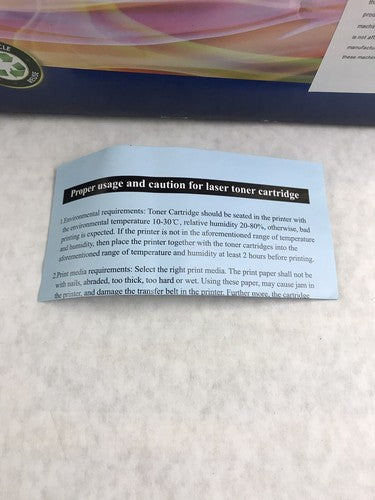 NXT Premium Replacement Cartridge HEWCE252A Yellow + Manual Expired August 2016