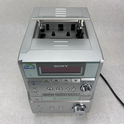 Sony CMT-EP707 Hi-Fi CD Changer And Tape Deck With Speakers - Parts or Repair