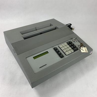 Hedman LR-4886 HE-1600 Check Audit System w/ Keys Tested No Ribbon