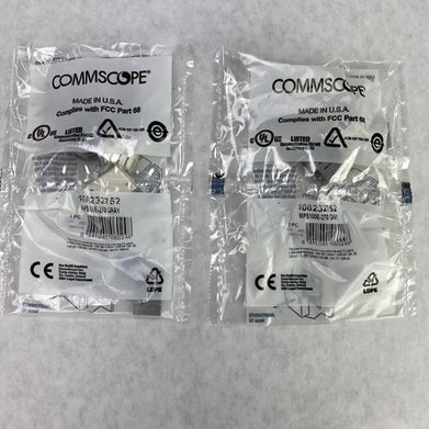 Lot( 2 ) Commscope 108232745 CAT5E Jack MPS100E-270 Gray USA Made
