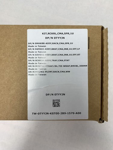 Dell PowerEdge 0TYYJN Mounting Rack Rail Kit RCKRL,CMA,SPR,1U