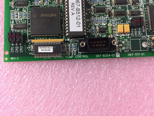 Siemens Bayer 067-B354-01D Dual Servo Pump Control Board 067-1117-01B