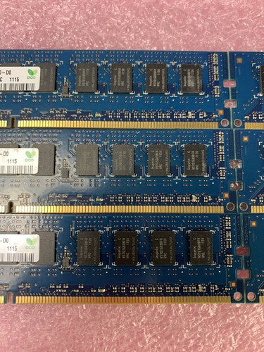 Hynix 6GB Kit 6x1GB 1Rx8 PC3-10600E-9-10-D0 Server RAM HMT112U7BFR8C