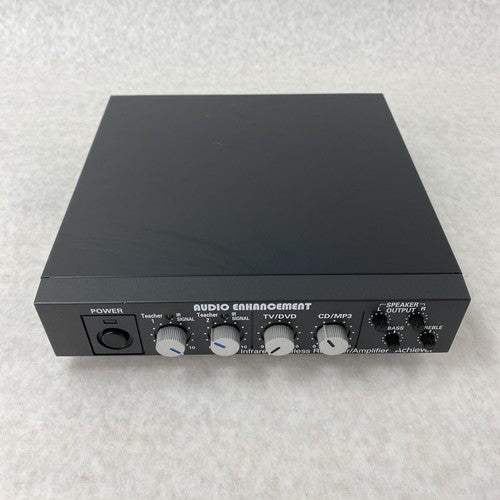 Audio Enhancement CAE-20W Infrared Wireless Receiver/Amplifier Achiever Untested