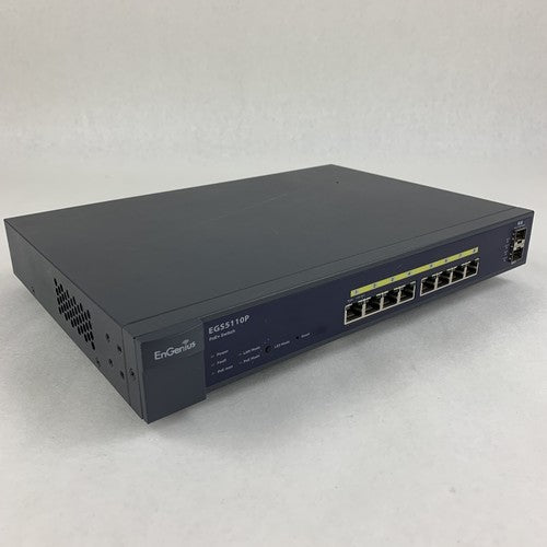 EnGenius EGS5110P 8 port Gigabit PoE Smart Switch Tested Reset