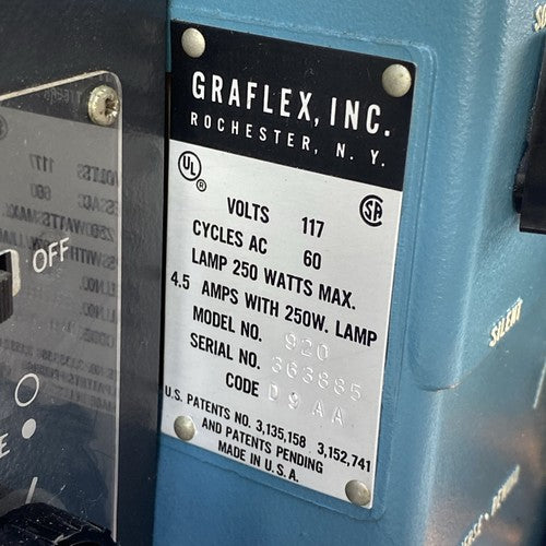 Vintage General Precision 920 Graflex 16MM Projector